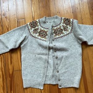 Vintage wool fairisle sweater